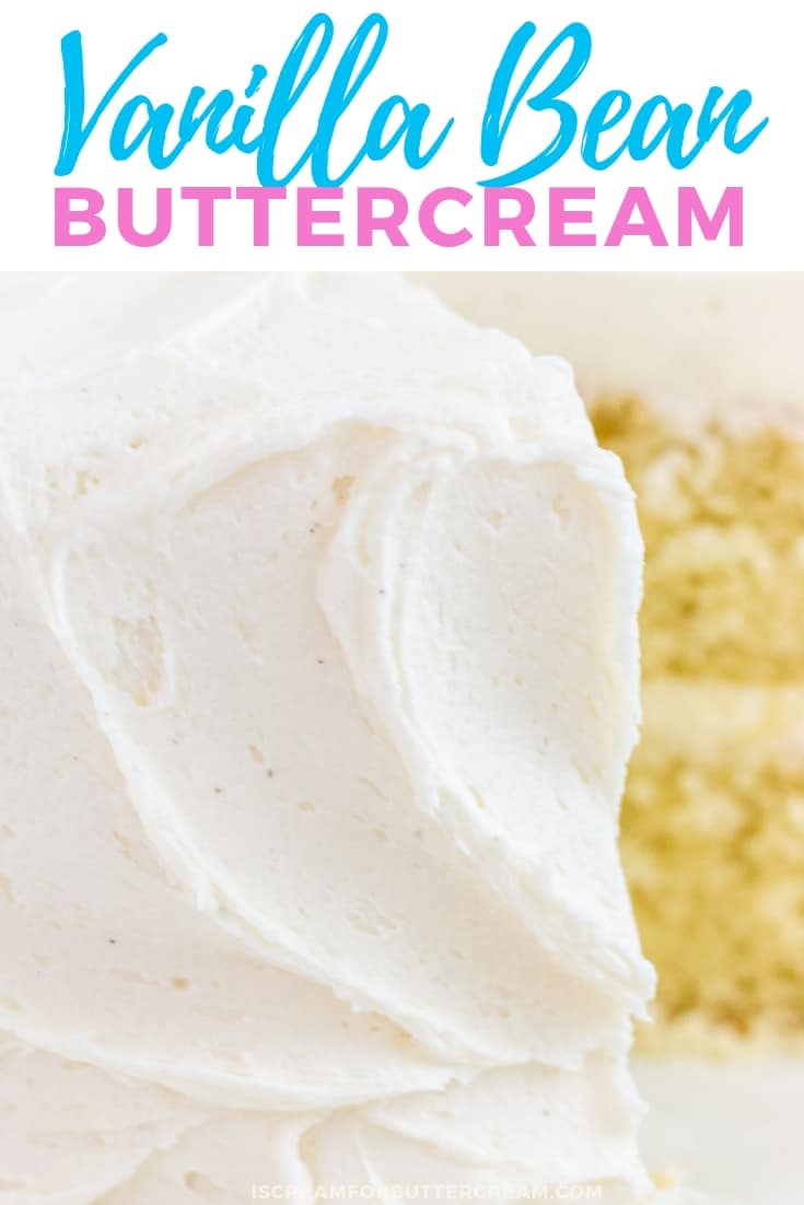 Favorite Vanilla Bean Buttercream Pin 3