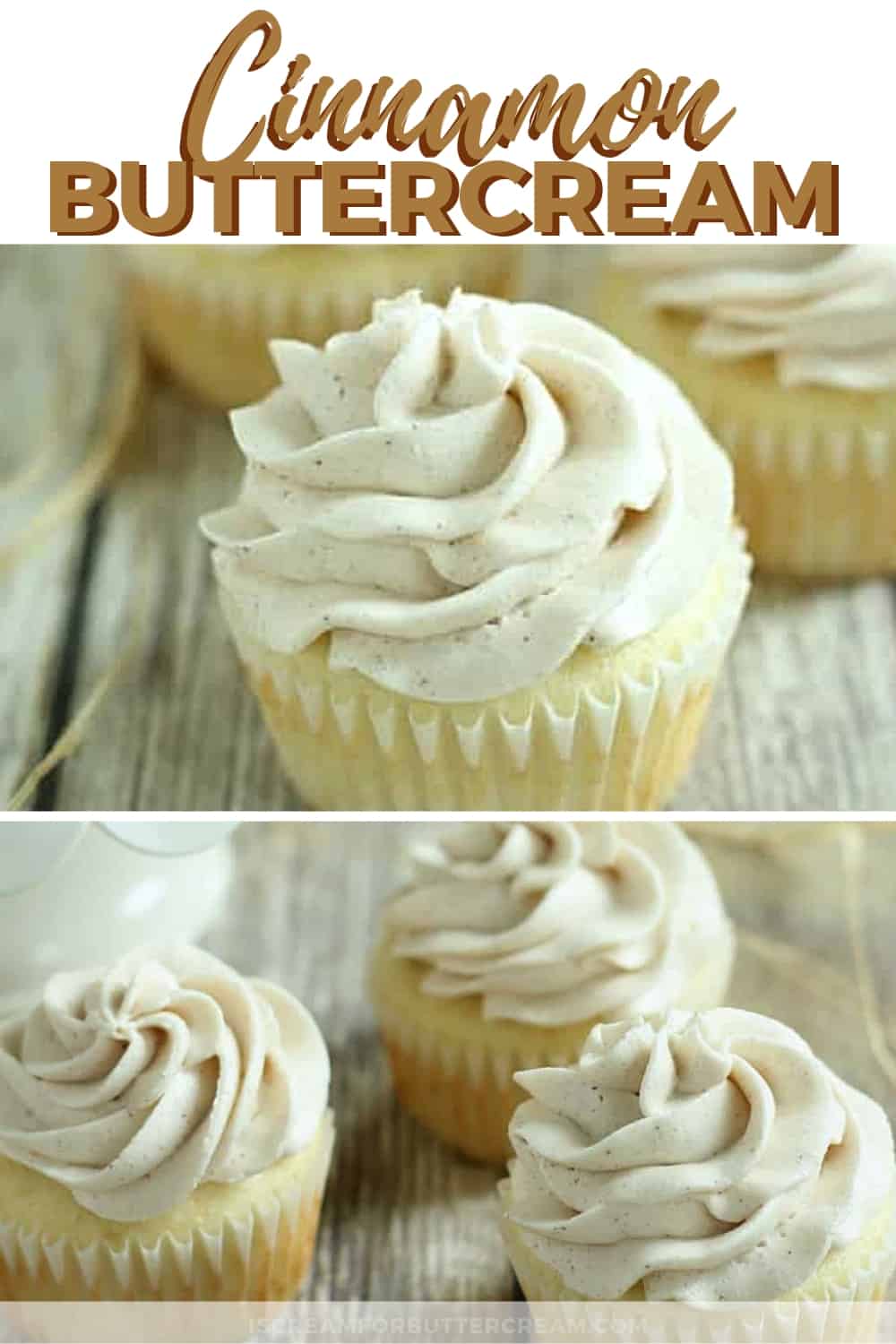 Cinnamon Buttercream I Scream for Buttercream