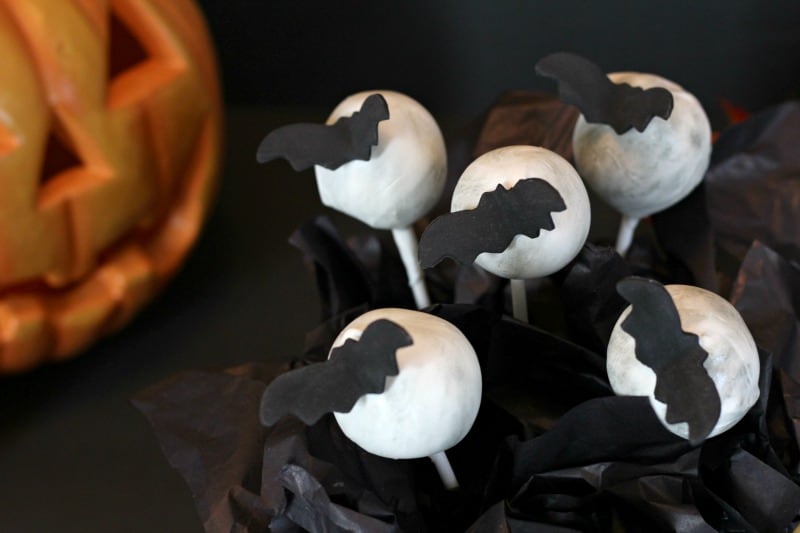 Flying Bat Cake Pops