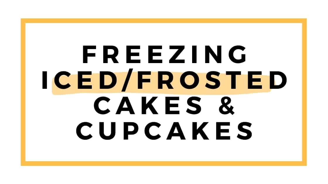 freezing iced cakes and cupcakes graphic