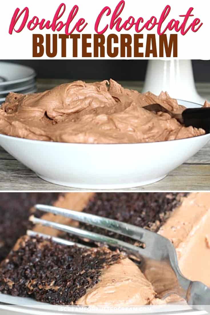 Double Chocolate Buttercream New Pinterest Graphic 1