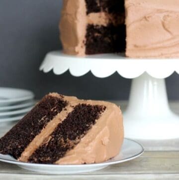 Easy Double Chocolate Sour Cream Cake