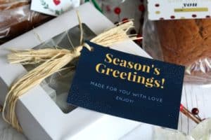 Free Printable Christmas Food Gift Tags - I Scream for Buttercream