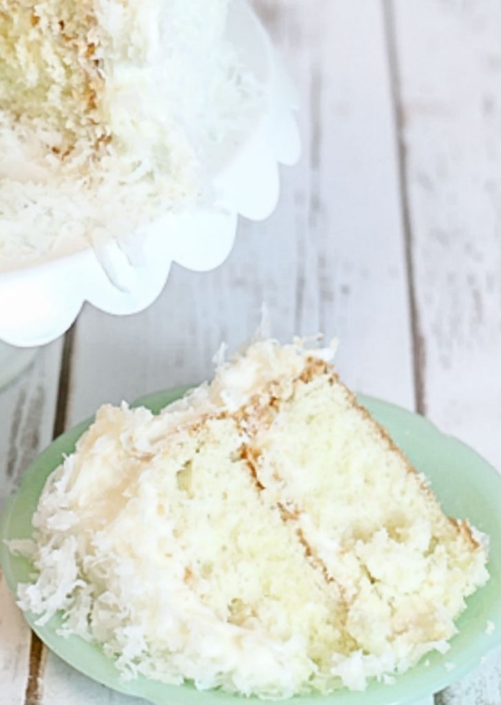 Coconut Cake with Sour Cream Buttercream I Scream for Buttercream