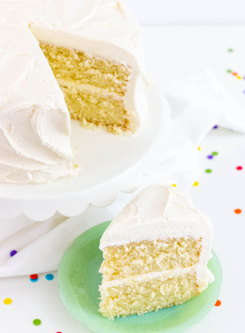 Favorite Vanilla Bean Cake I Scream for Buttercream