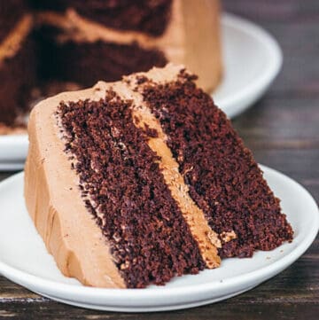 chocolate butter cake featured image