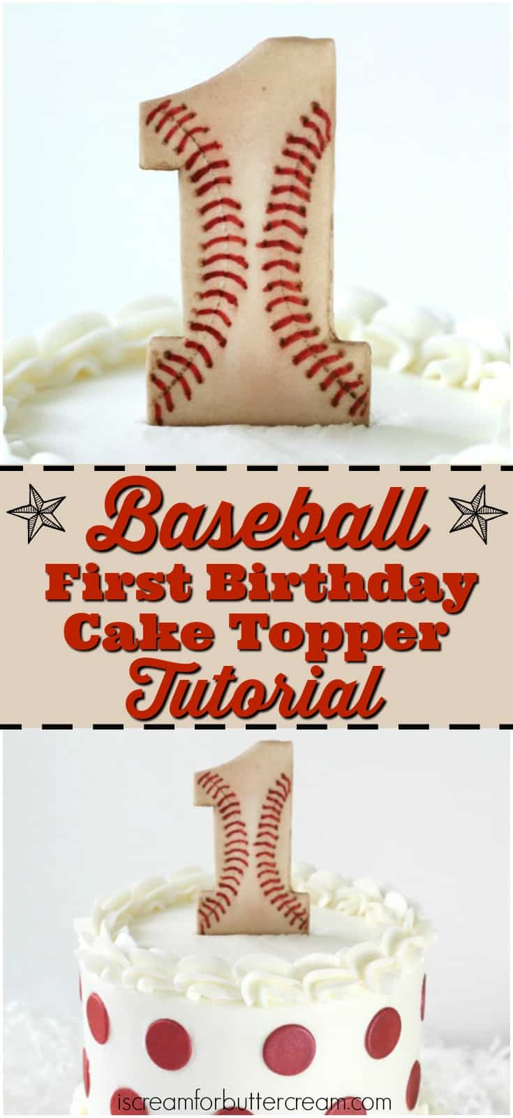 Baseball Cake Topper Pinterest