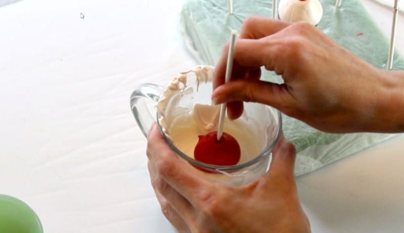 dipping cake pops