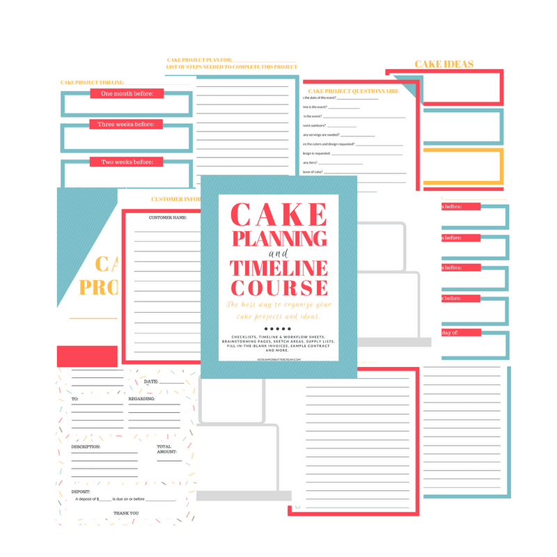 Cake Planner Printables