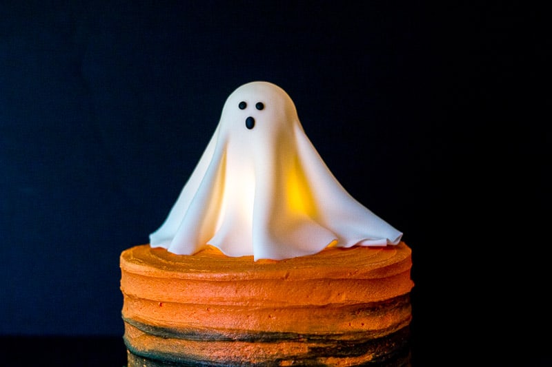 Glowing Ghost Cake Tutorial