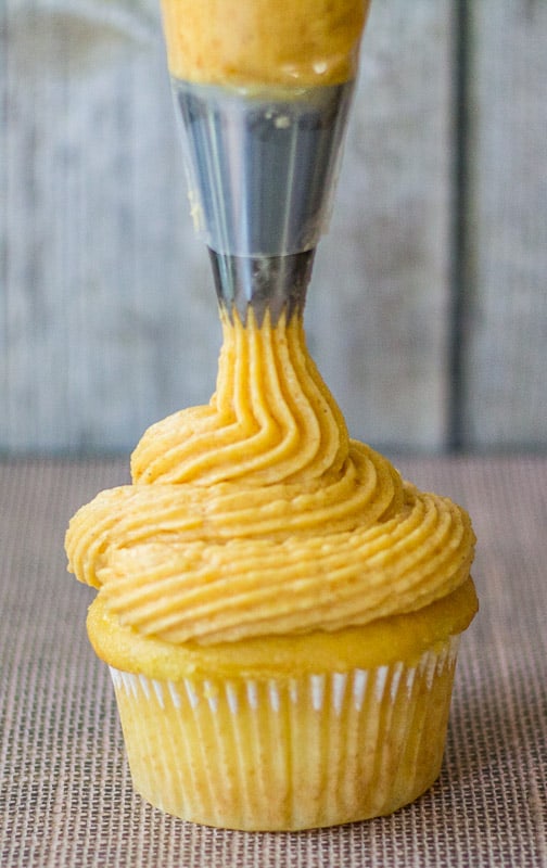 Piping Pumpkin Buttercream