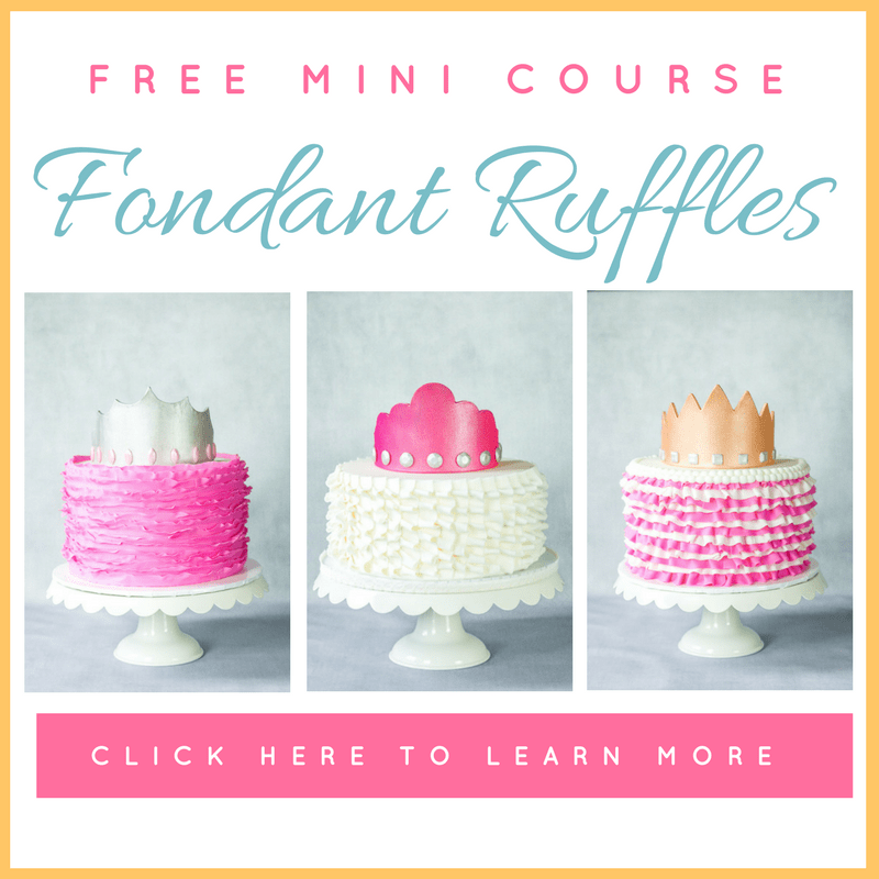 Free Fondant Ruffle Mini Course Graphic