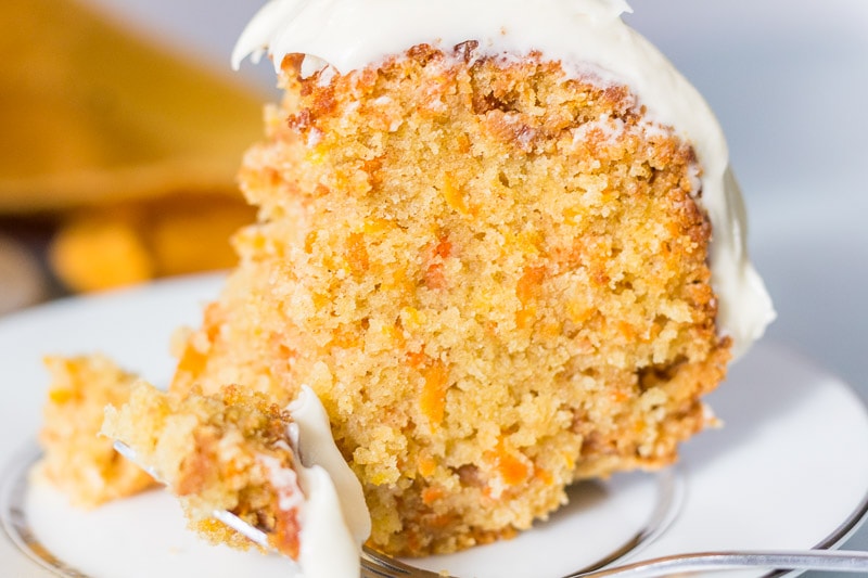 Caramel Carrot Cake with Caramel Cream Cheese Glaze - I Scream for ...