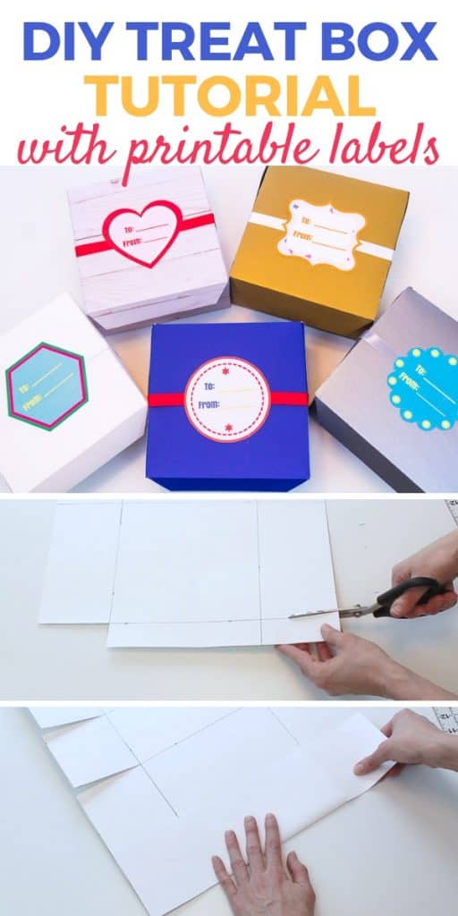DIY Treat Boxes with Printable Labels I Scream for Buttercream