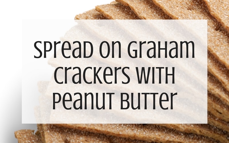 Use leftover buttercream on graham crackers graphic