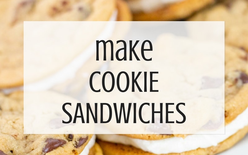 Make cookie sandwiches graphic