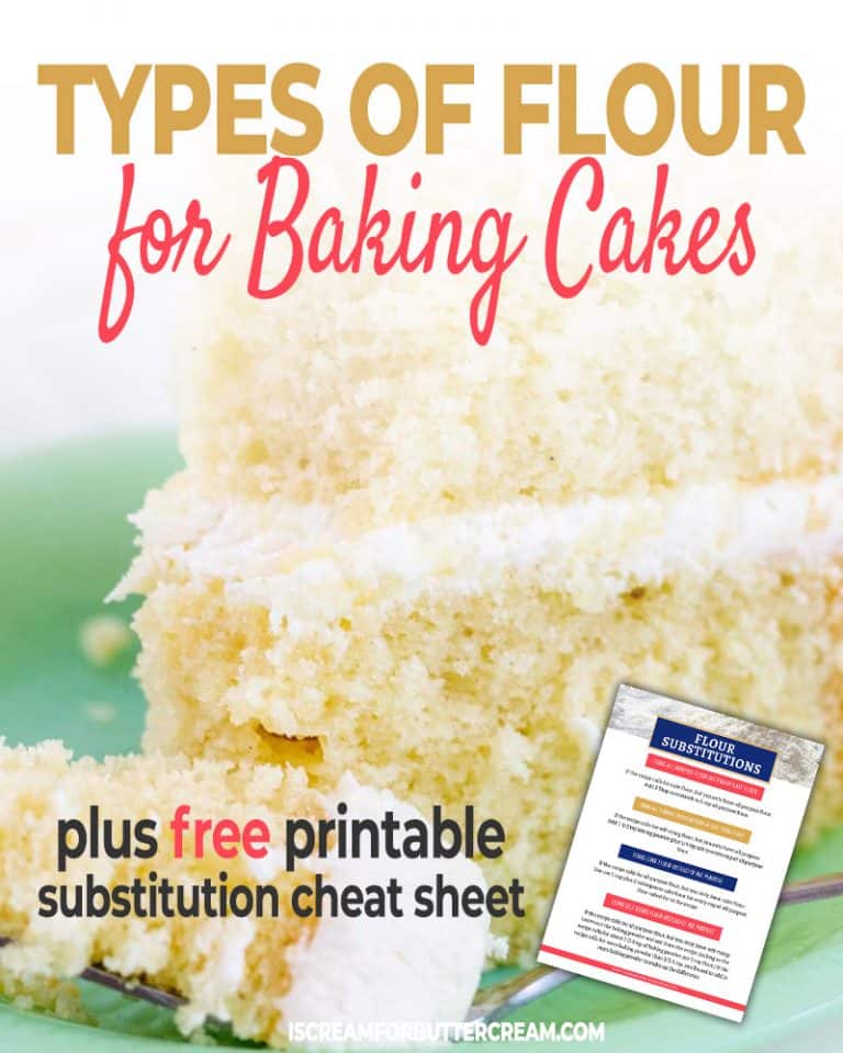 Types of Flour for Baking Cakes Plus Mixing Methods I Scream for