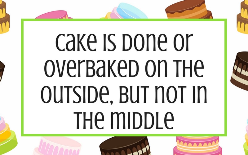 What happened to my cake? Common Cake Baking Problems and Why They