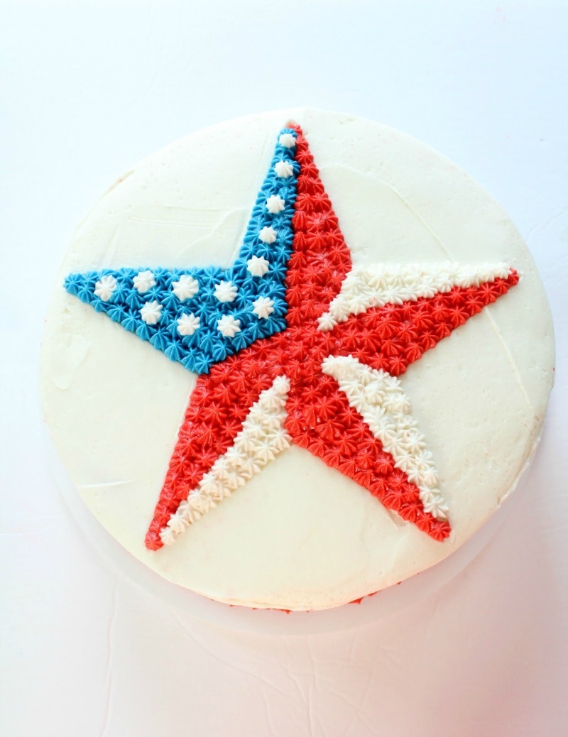 Patriotic Star Cake