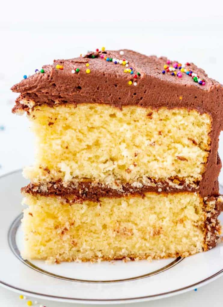 Fluffy, Moist Homemade Yellow Cake Recipe