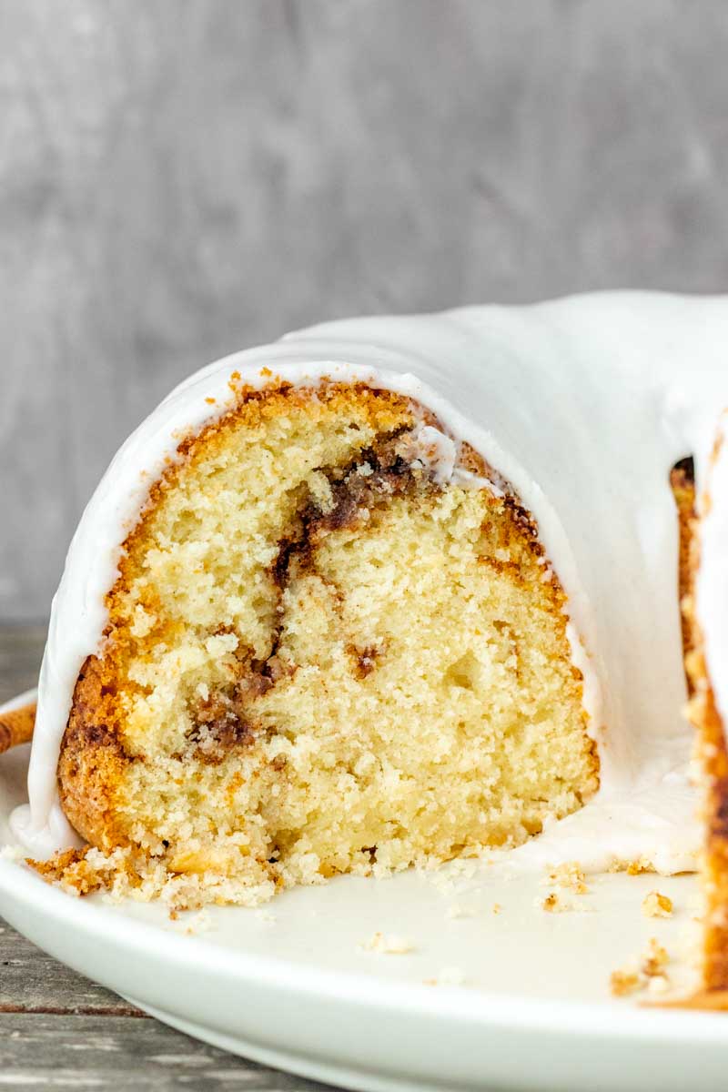 Cinnamon Swirl Sour Cream Cake - I Scream for Buttercream