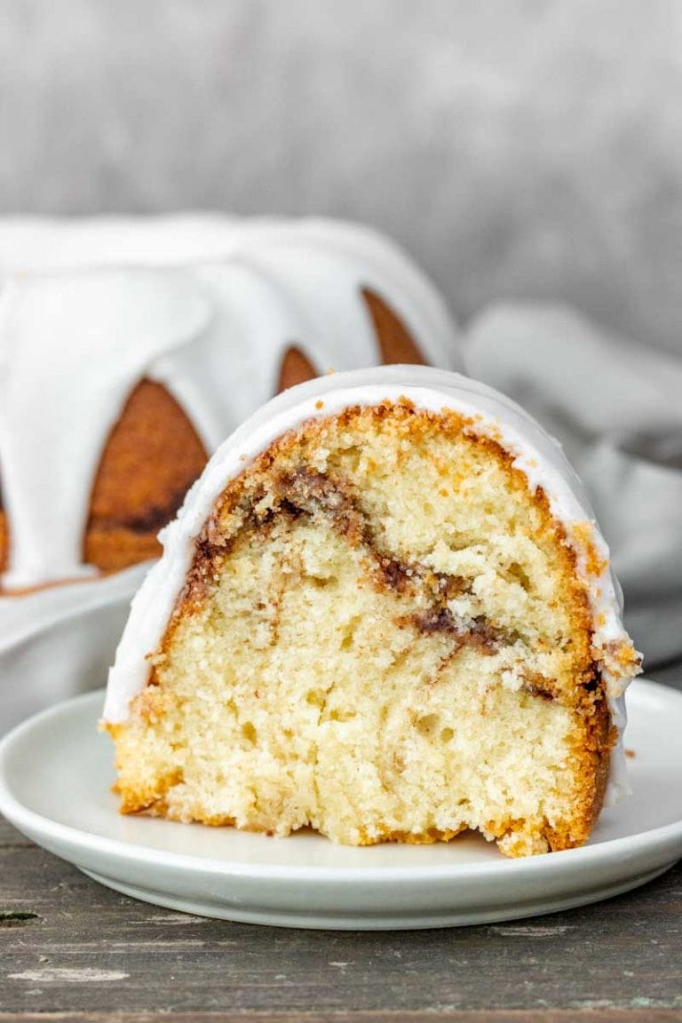 Cinnamon Swirl Sour Cream Cake - I Scream for Buttercream