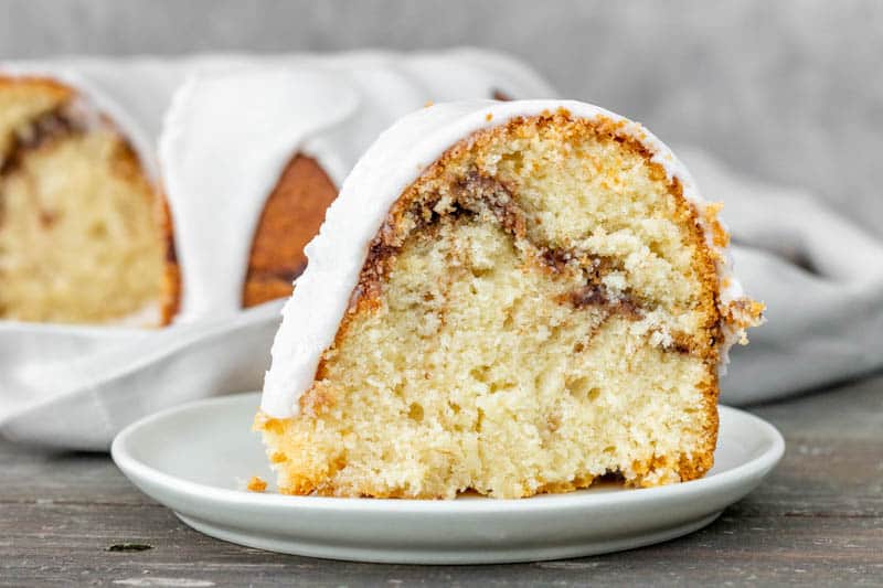 Cinnamon Swirl Pound Cake -