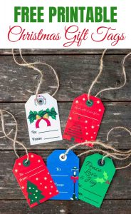 Printable Christmas Gift Tags - I Scream for Buttercream