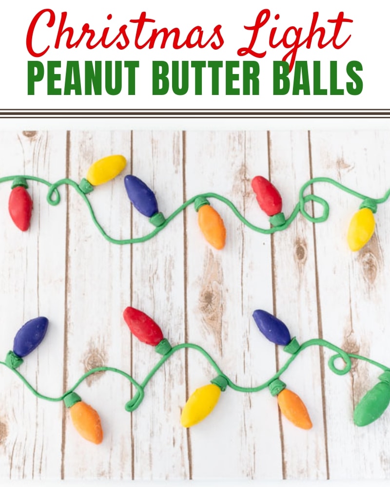 Christmas Light Peanut Butter Balls Tutorial