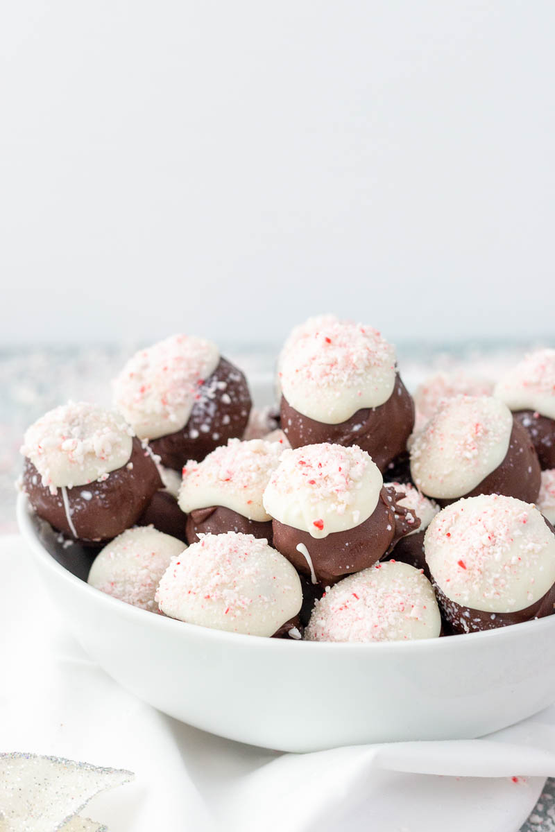 Peppermint Bark Cake Pops