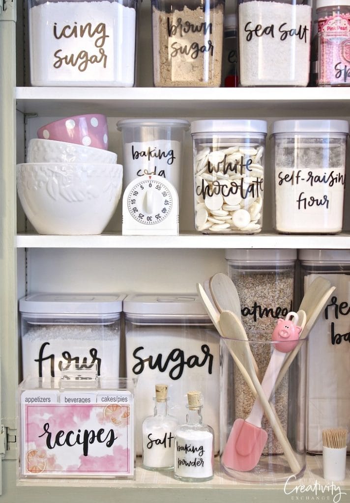 Pretty & Functional Ways to Organize Baking Supplies (pans, ingredients