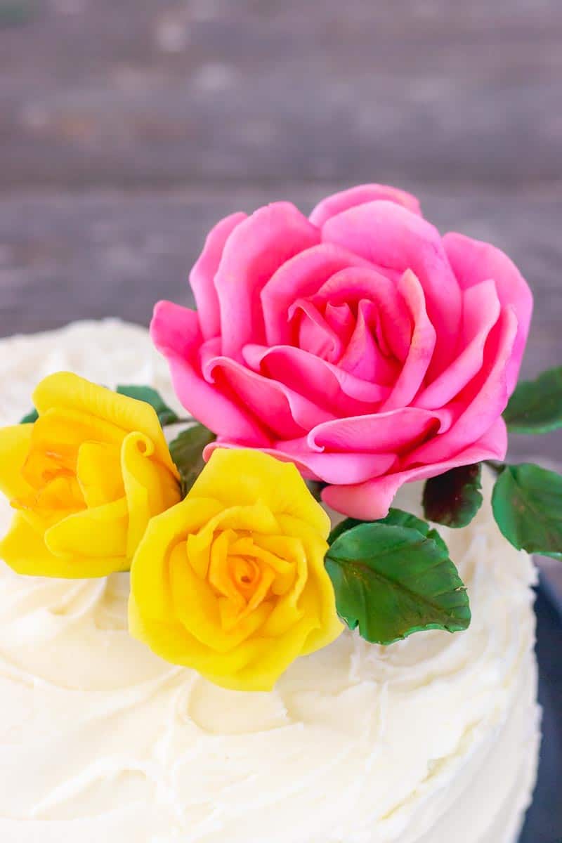 How To Attach Gumpaste Flowers Cakes
