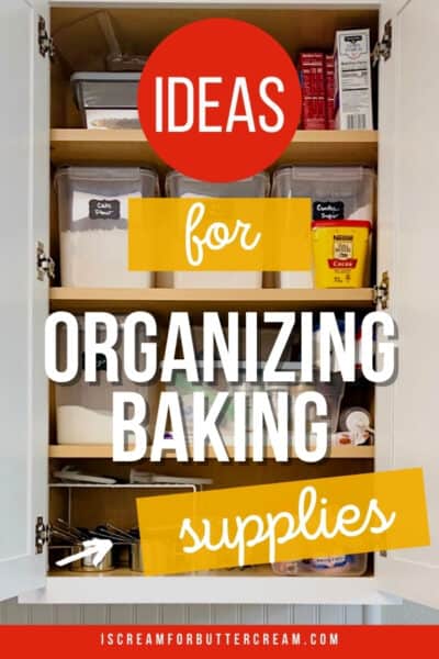 Pretty & Functional Ways to Organize Baking Supplies (pans, ingredients ...