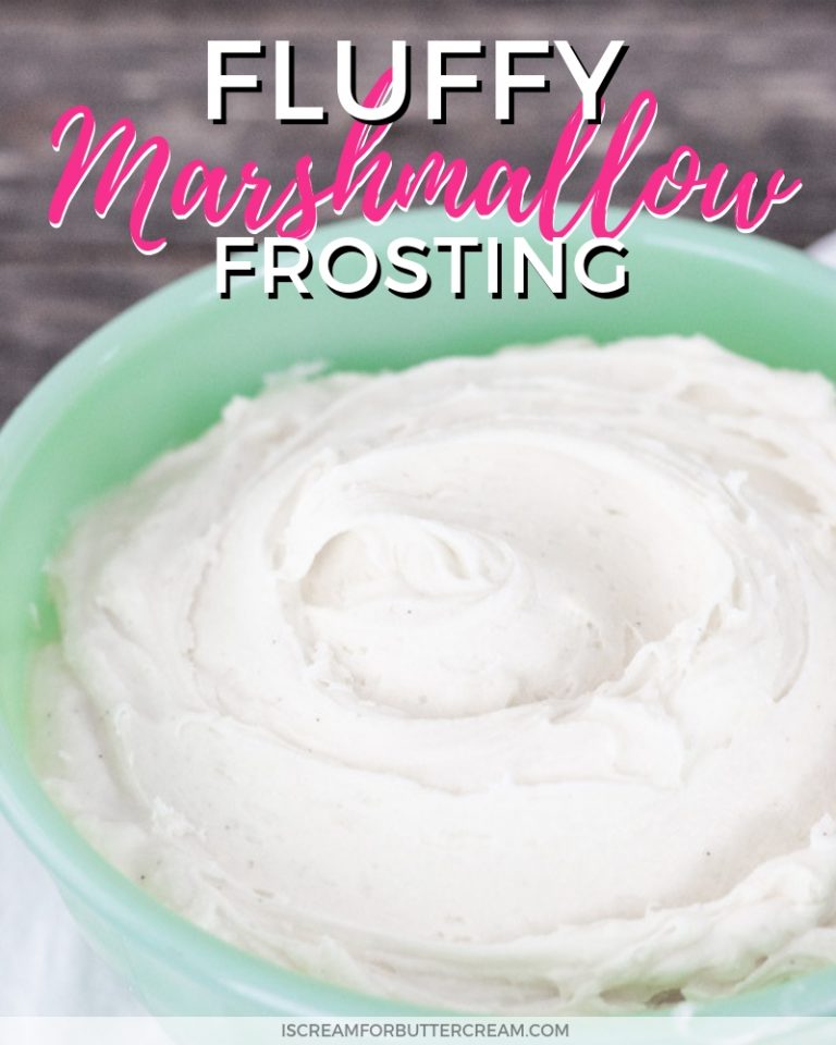 Fluffy Marshmallow Frosting I Scream for Buttercream