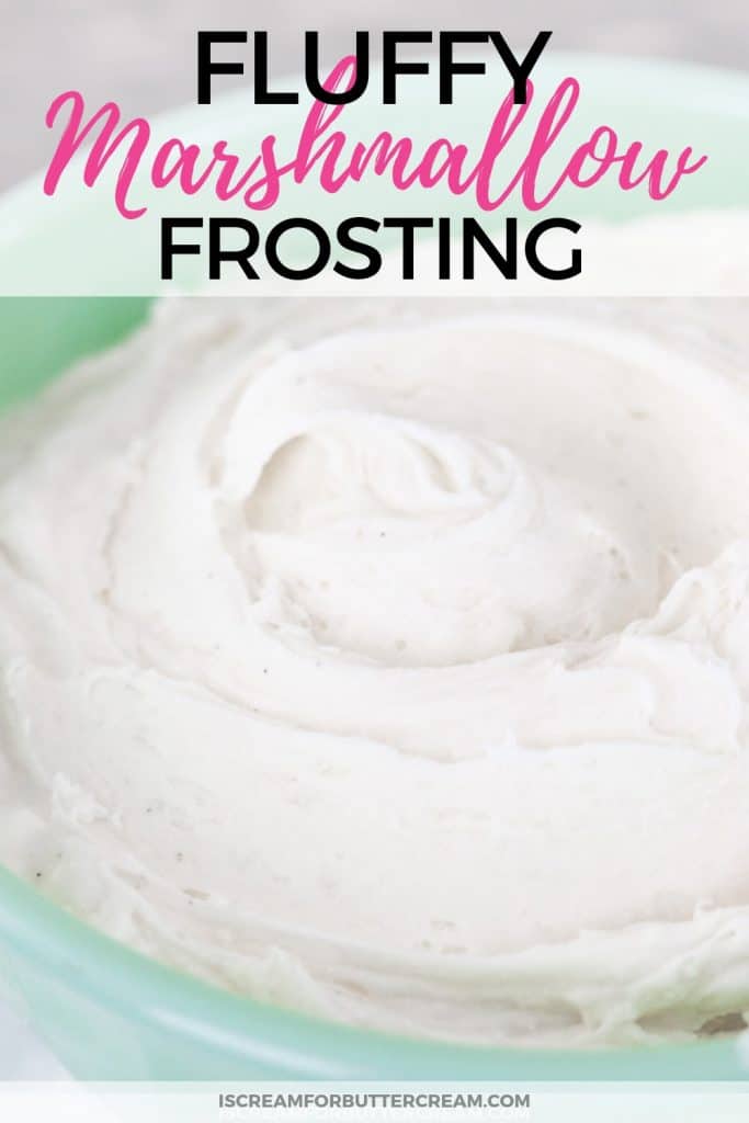 Fluffy Marshmallow Frosting Pin Graphic