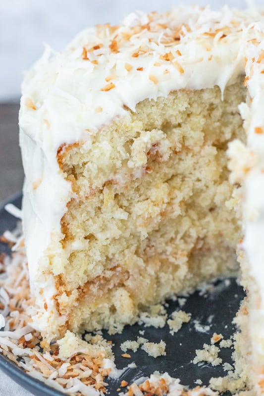 Gooey Coconut Pineapple Butter Cake | With A Blast