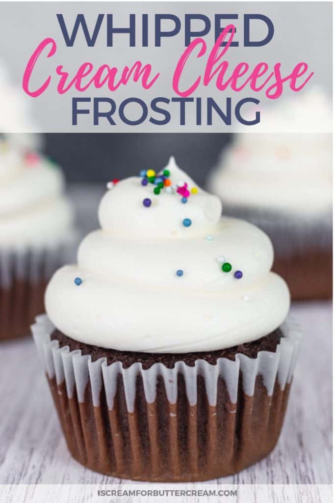 Whipped Cream Cheese Frosting Pinterest Graphic 3