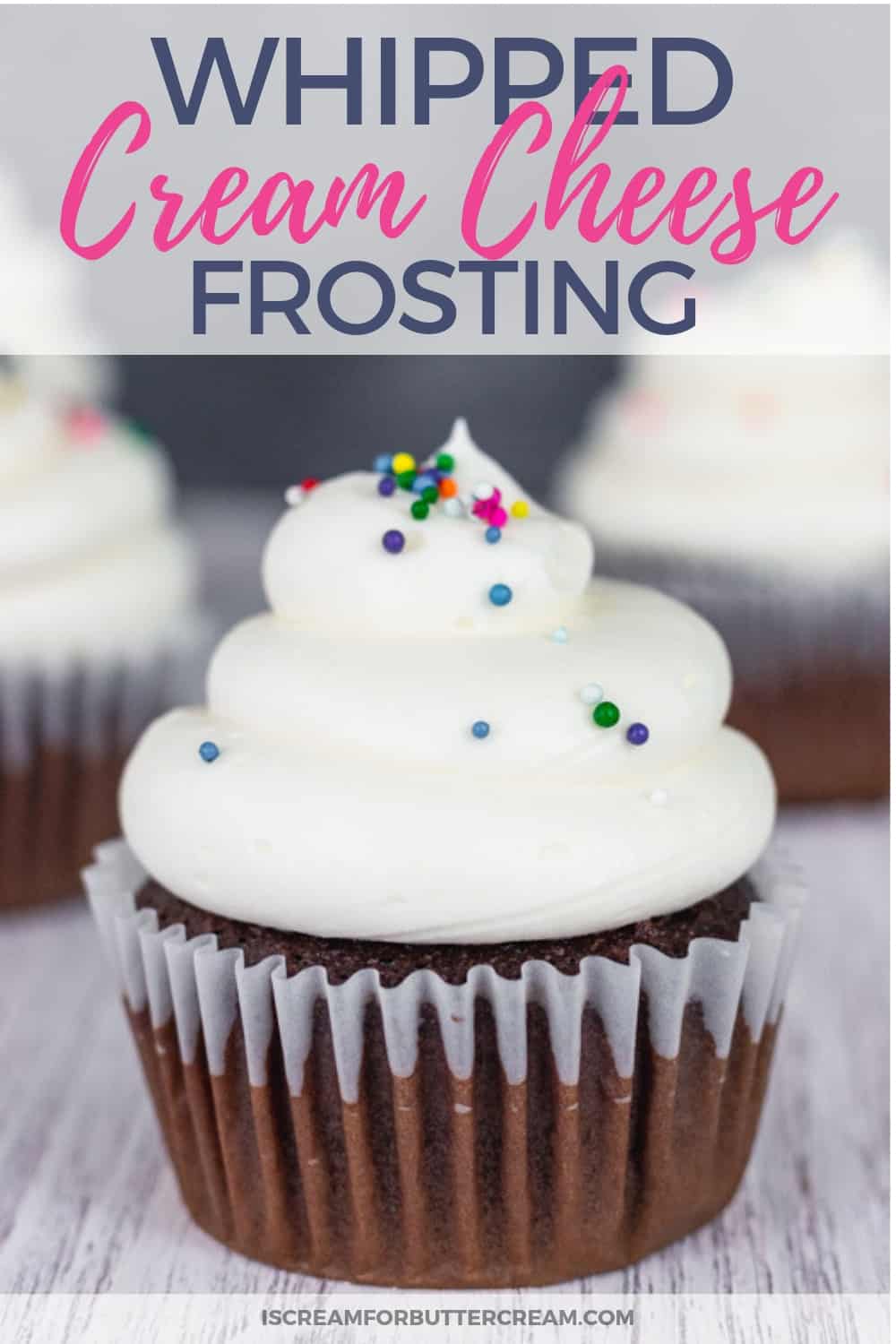 Whipped Cream Cheese Frosting - I Scream for Buttercream