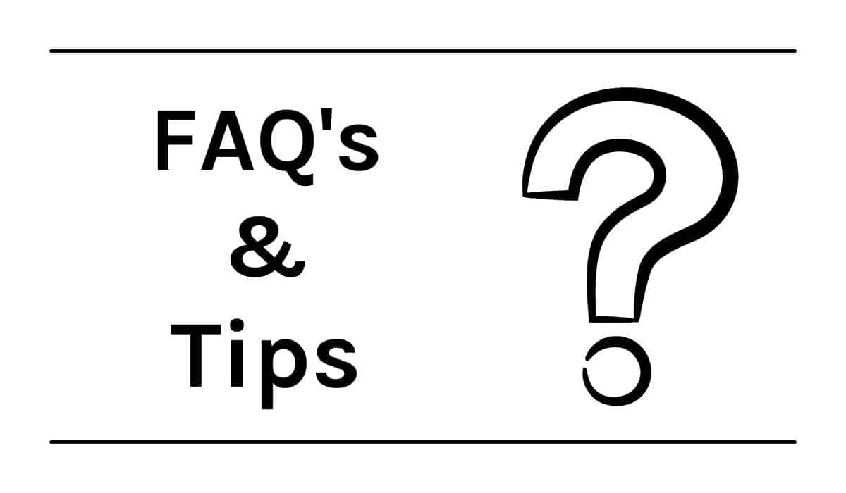 Graphic with question mark for faqs.
