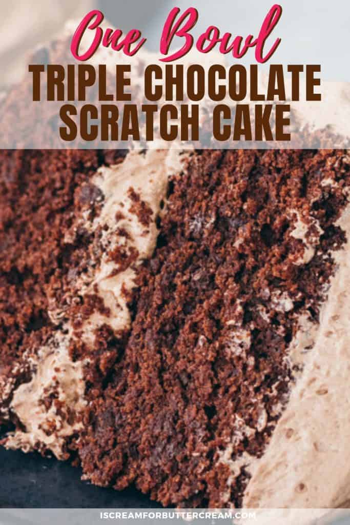 One Bowl Triple Chocolate Cake Pin Graphic 3