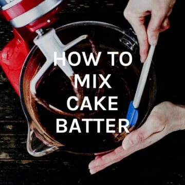 how to mix cake batter featured image