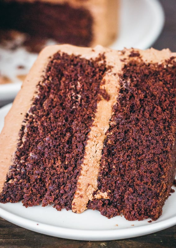 Chocolate Cake with Whipped Cream and Berries Recipe