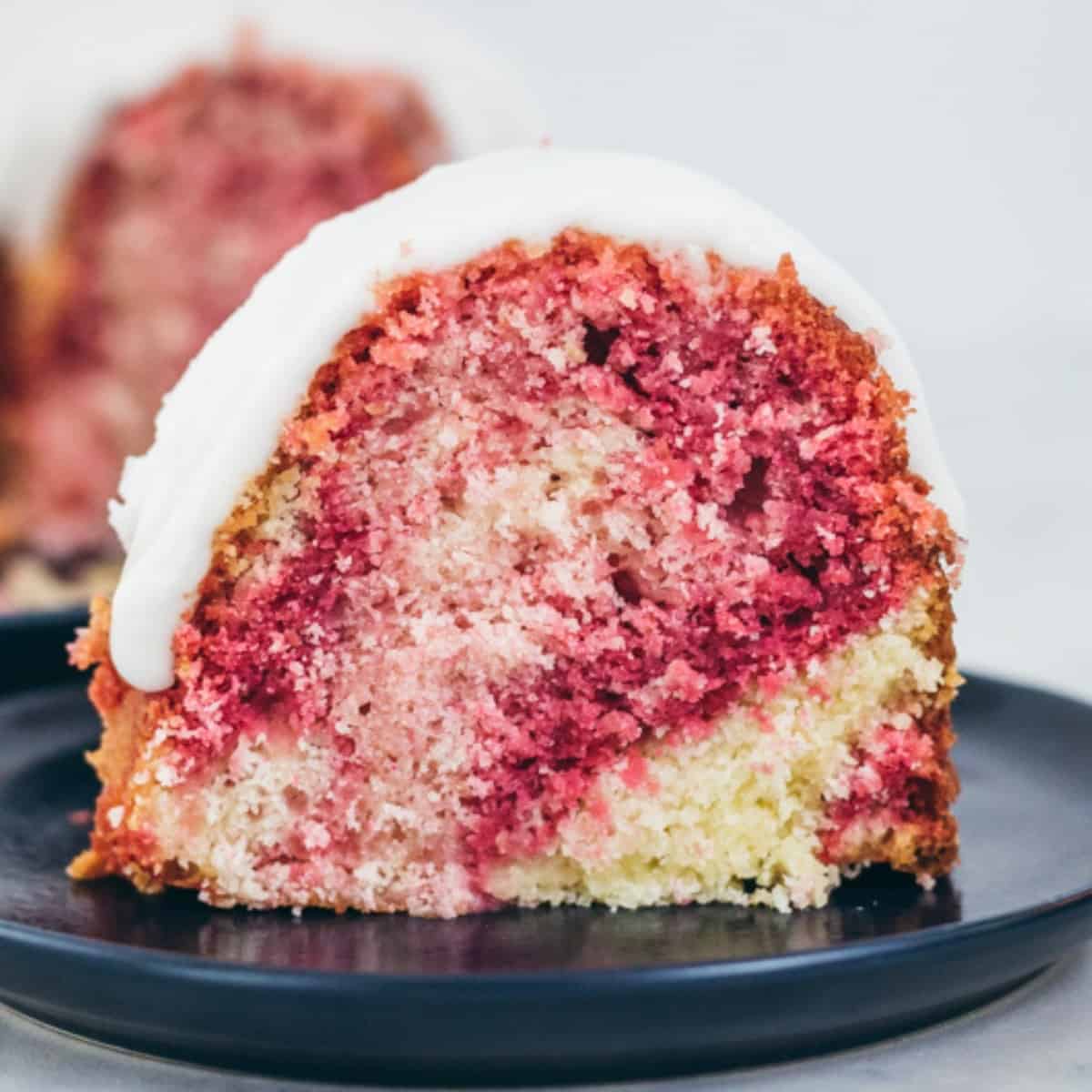 Lemon-Raspberry Swirl Bundt Cake