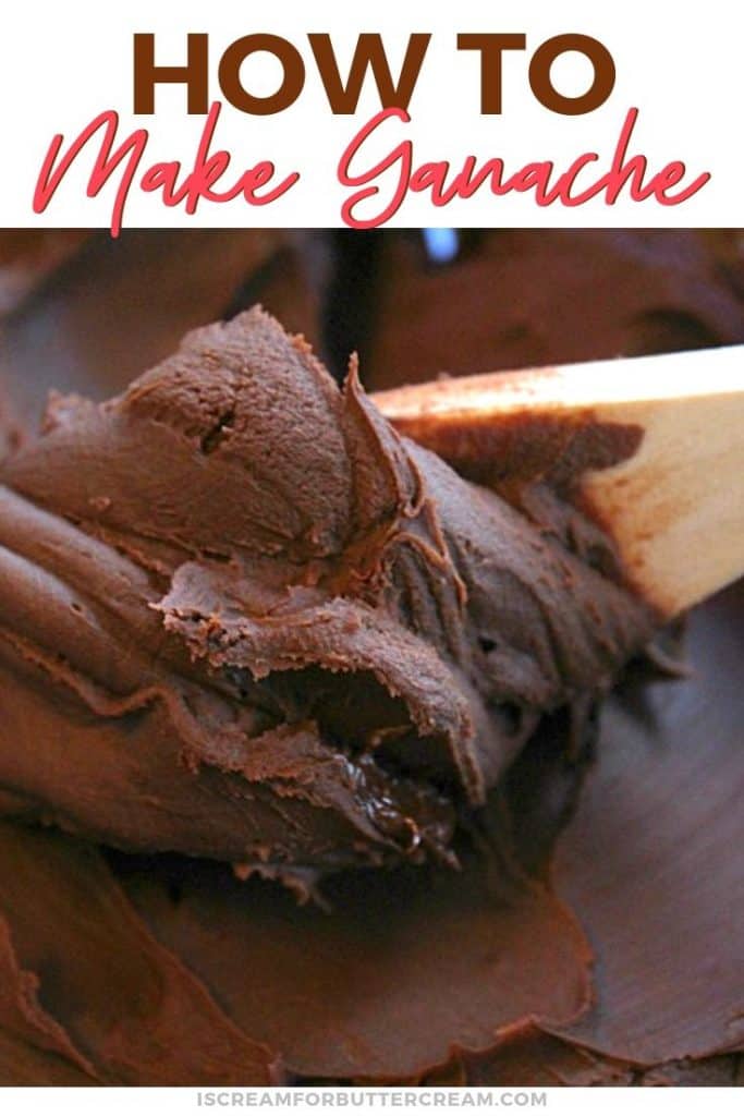 How to make ganache pinterest graphic 2