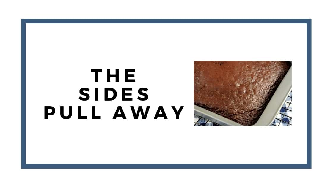 sides pull away graphic with baked cake