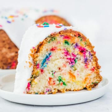 easy funfetti cake featured image