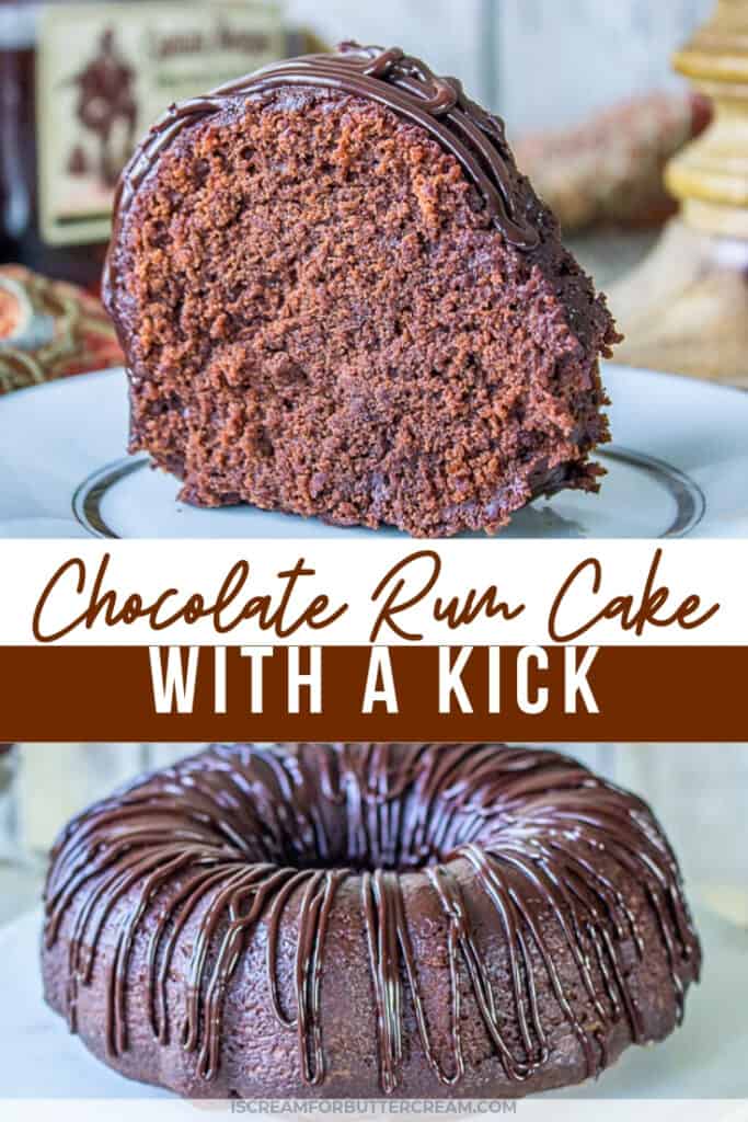 Chocolate Rum Cake with a Kick - I Scream for Buttercream