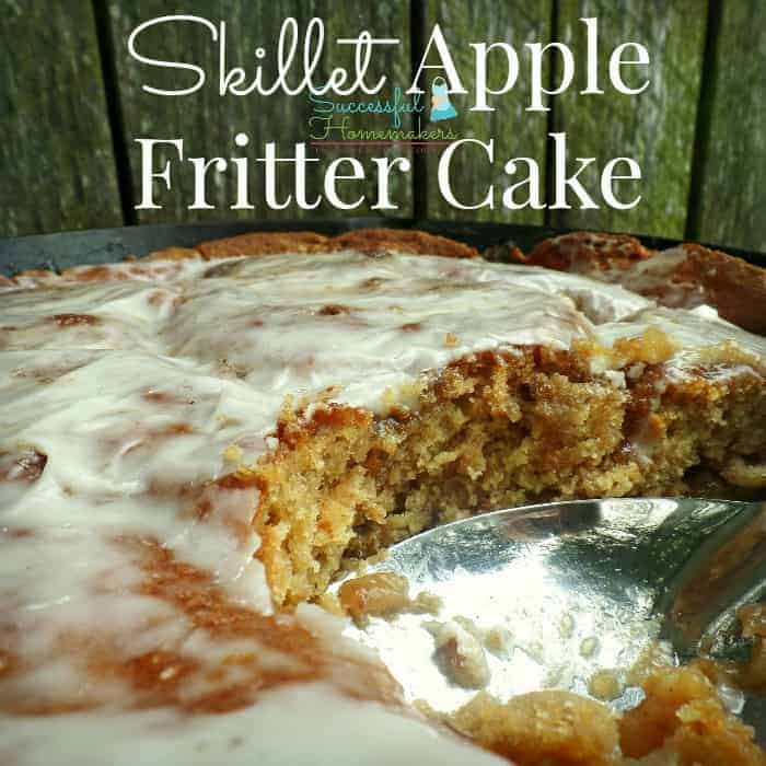 Skillet Apple Fritter Cake