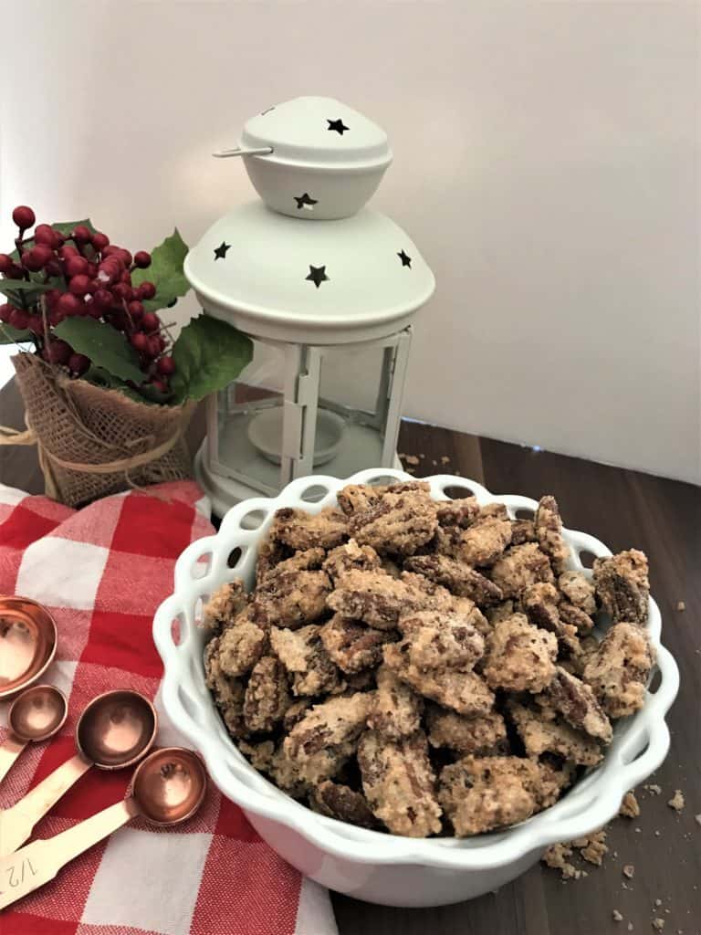 christmas candied pecans
