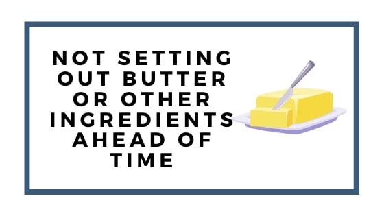 not setting out butter graphic